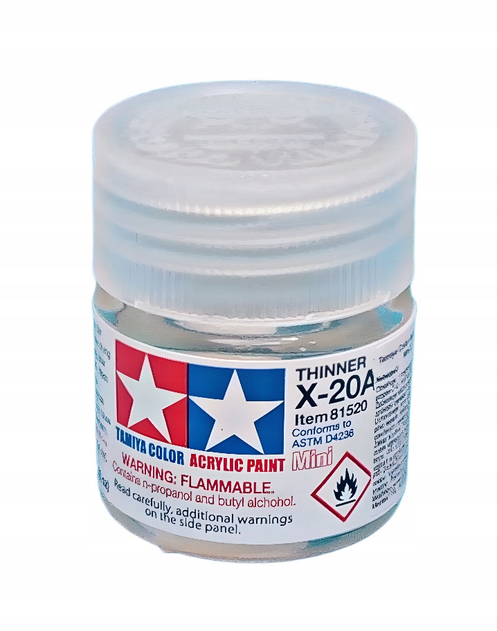 Tamiya 81520 X-20A Thinner rozcieńczalnik 10ml