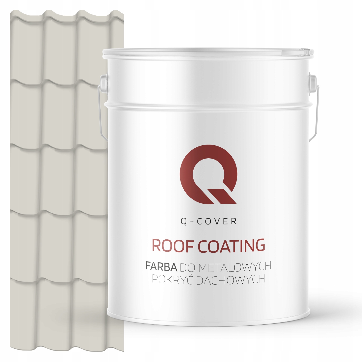 Farba Na Kovové Strechy Z Pozinkovaného Plechu Biela Sivá Ral 9002 10 L Saténová