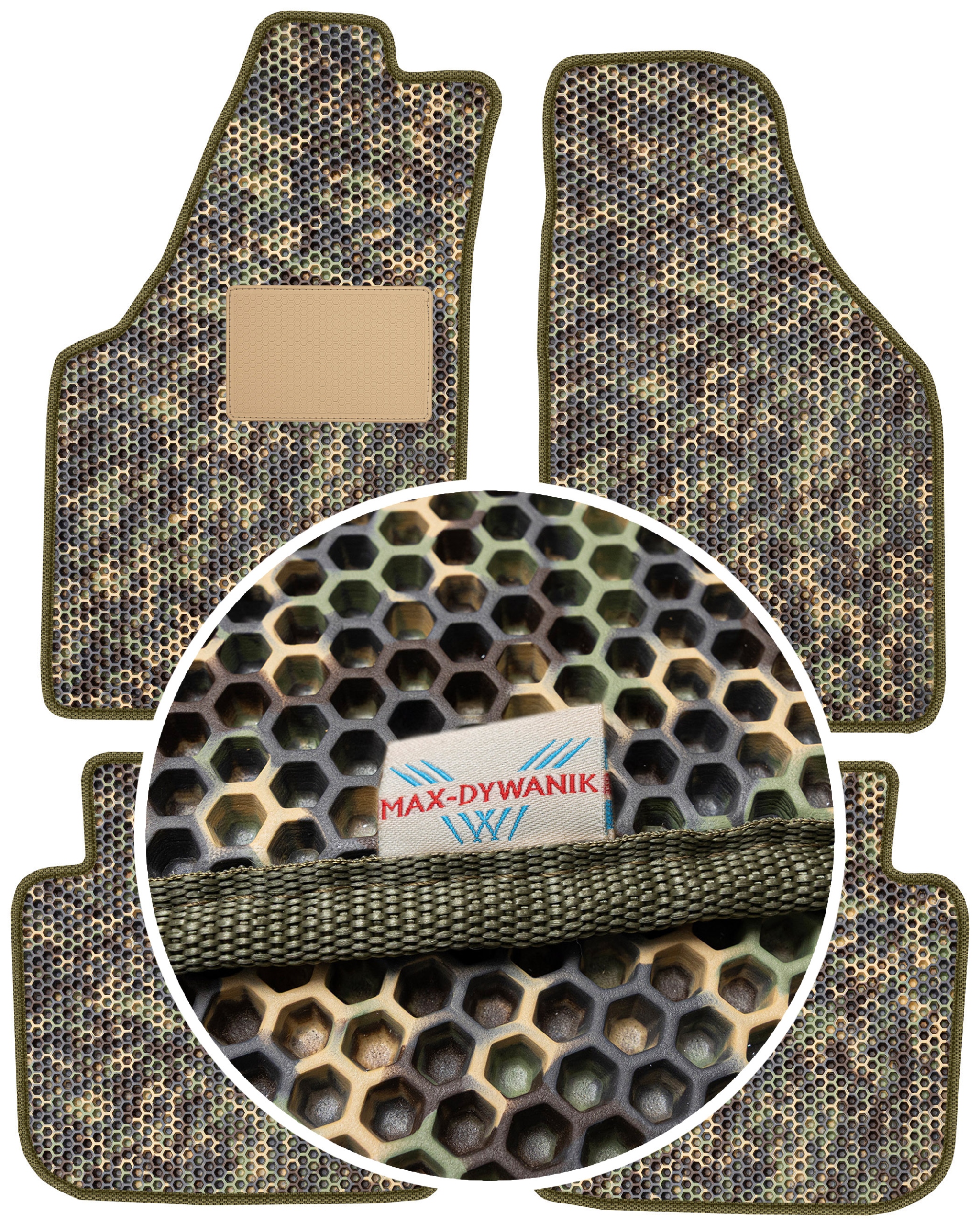 Fiat Idea Minivan 2004-2012 Gumové rohože do auta Eva Moro