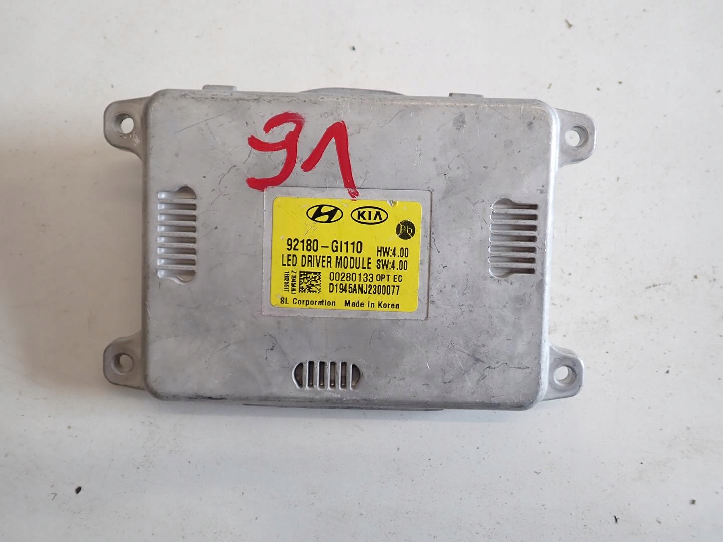 control unit module lights HYUNDAI IONIQ 5 2021- 92180-GI110