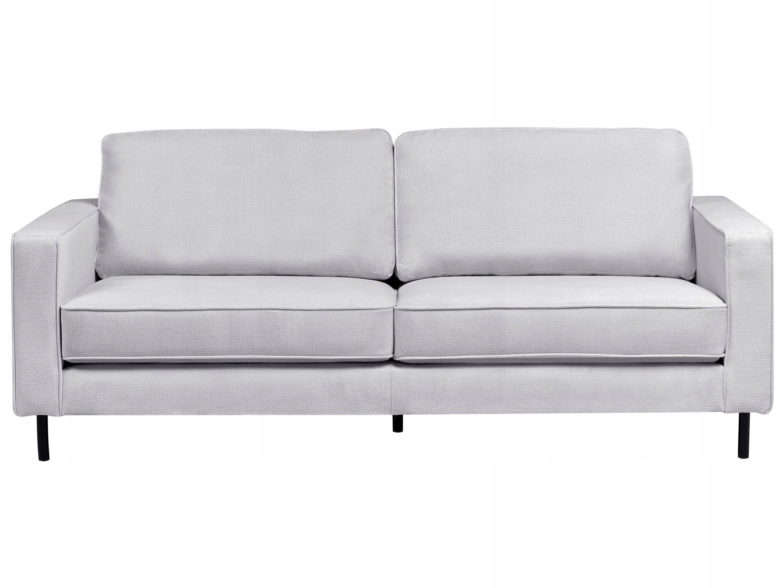 Sofa 3-osobowa tapicerowana jasnoszara