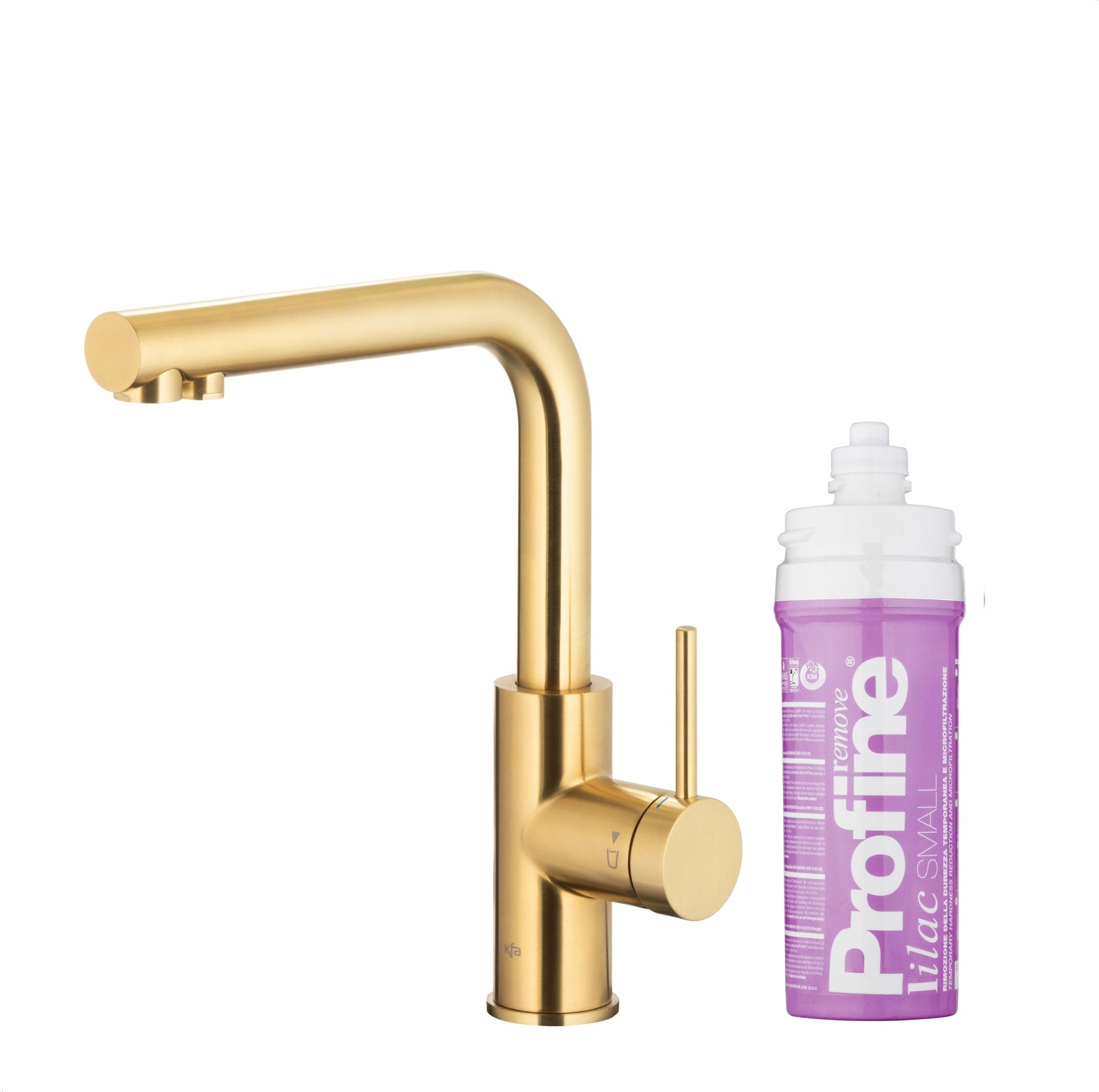 Kfa Kuchynská Batéria Duero Pure Basic Profine Lilac S, Brushed Light Gold (brúsené Svetlé Zlato)