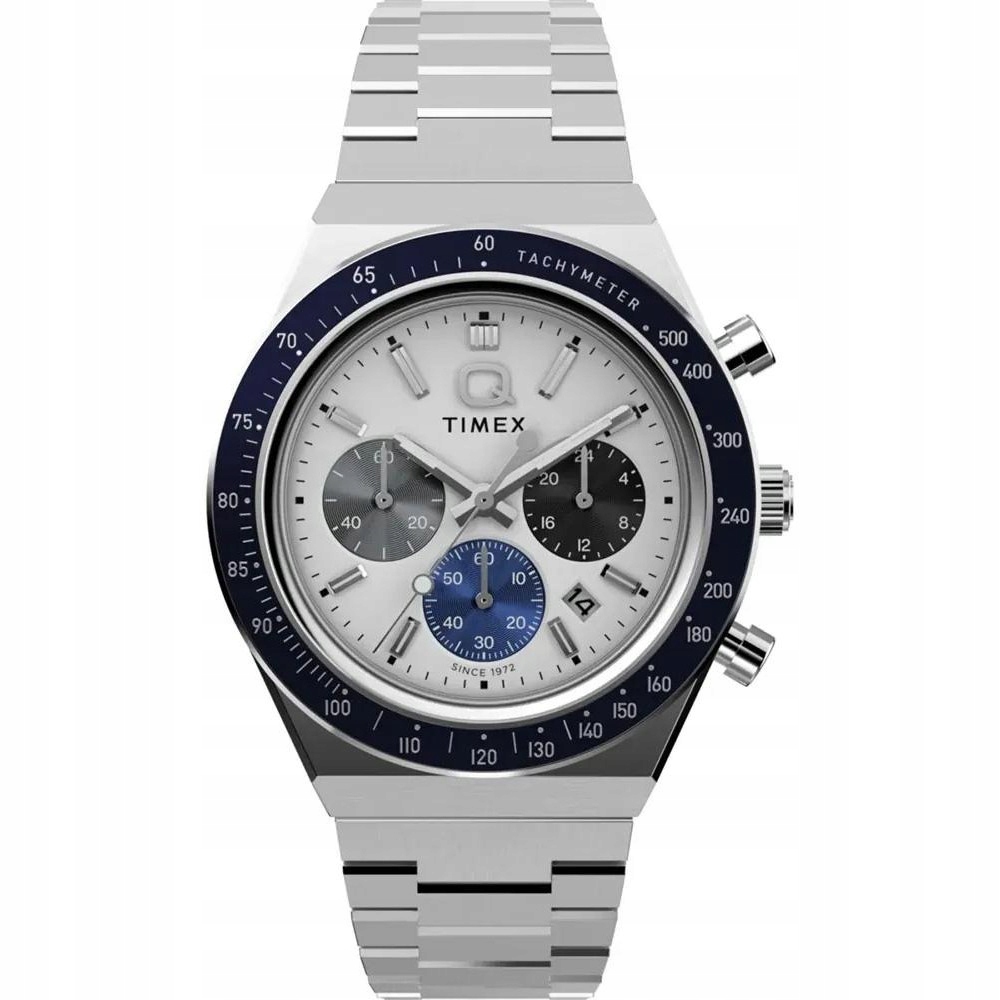 Pánské Hodinky Timex TW2Y36200, stříbrný náramek