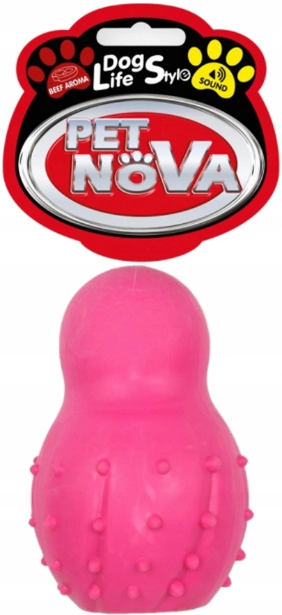 

Pet Nova Jumper piłka z dzwonkiem dla psa różowa