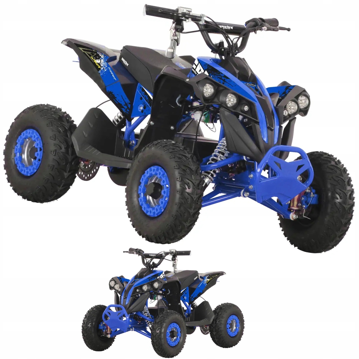 Elektryczny Quad Atv 1200W 48V 30 km/h Hecht 56120 Blue Niebieski