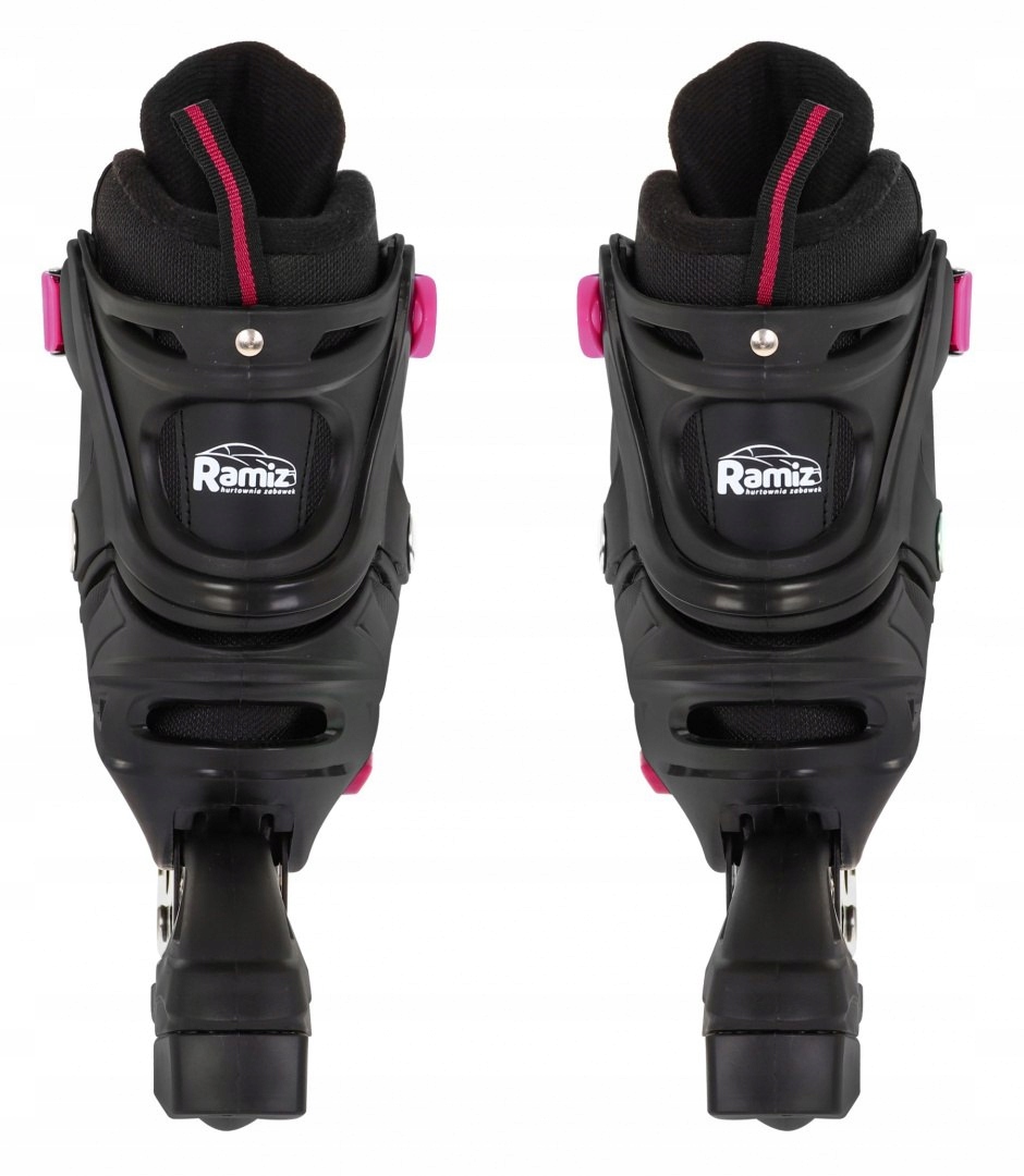 Rolki, Łyżwy, Zestaw 4w1 29-33 Różowe Liczba kół 4