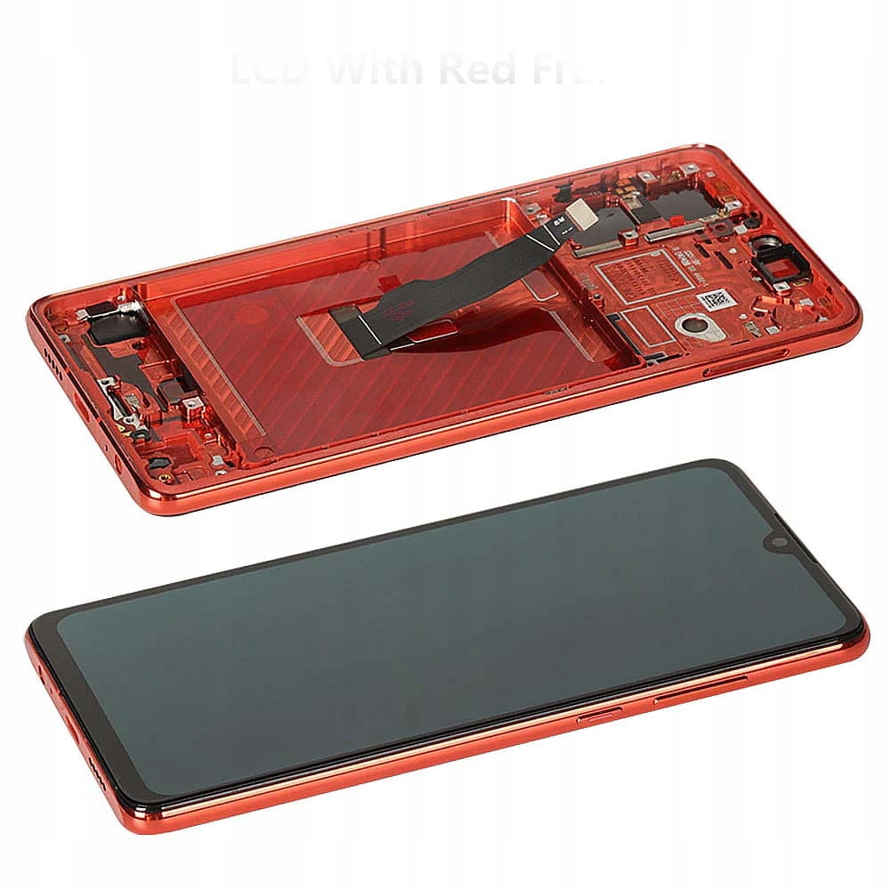 Nový LCD dotykový displej 6.1 Huawei P30 ELE-L29 L09 Aurora Red s rámčekom Amoled
