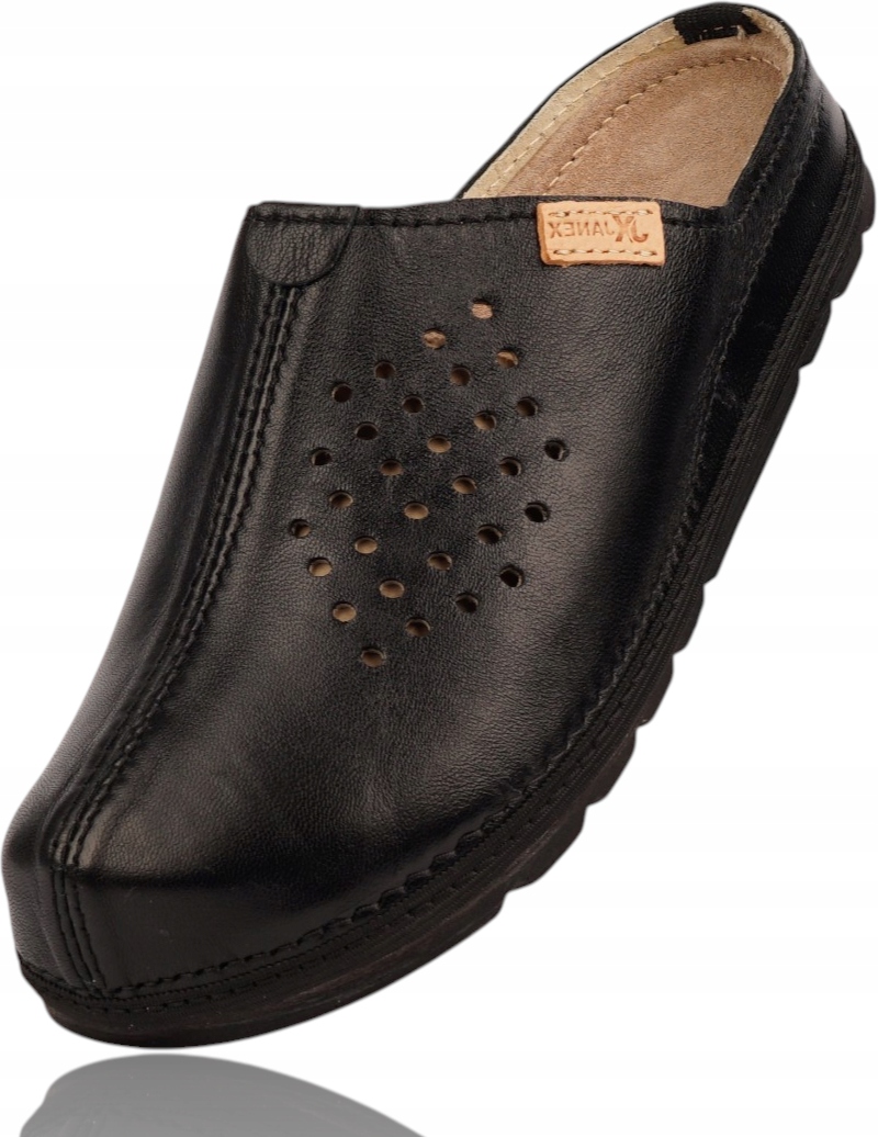 Papuče Kožené Nazouváky do práce do školy a domu zahrady Pevné pantofle