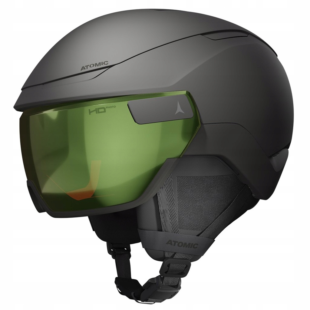 Helma Atomic Revent Gt Amid Visor Hd Photo Černá, velikost XL (63-65 cm)