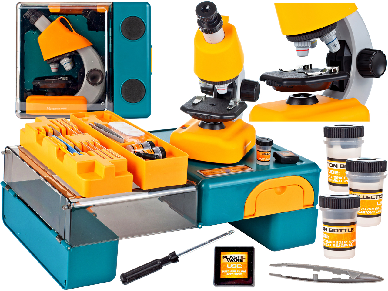 

Mikroskop Naukowy Z Akcesoriami W Walizce 640X