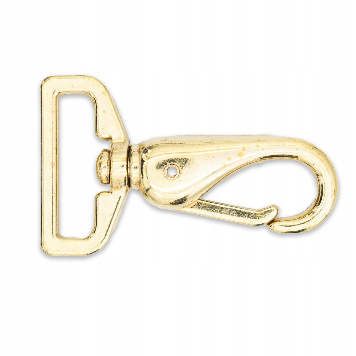 Kovová karabina na sáčky 30mm zlatá 25 Ks K38 LM