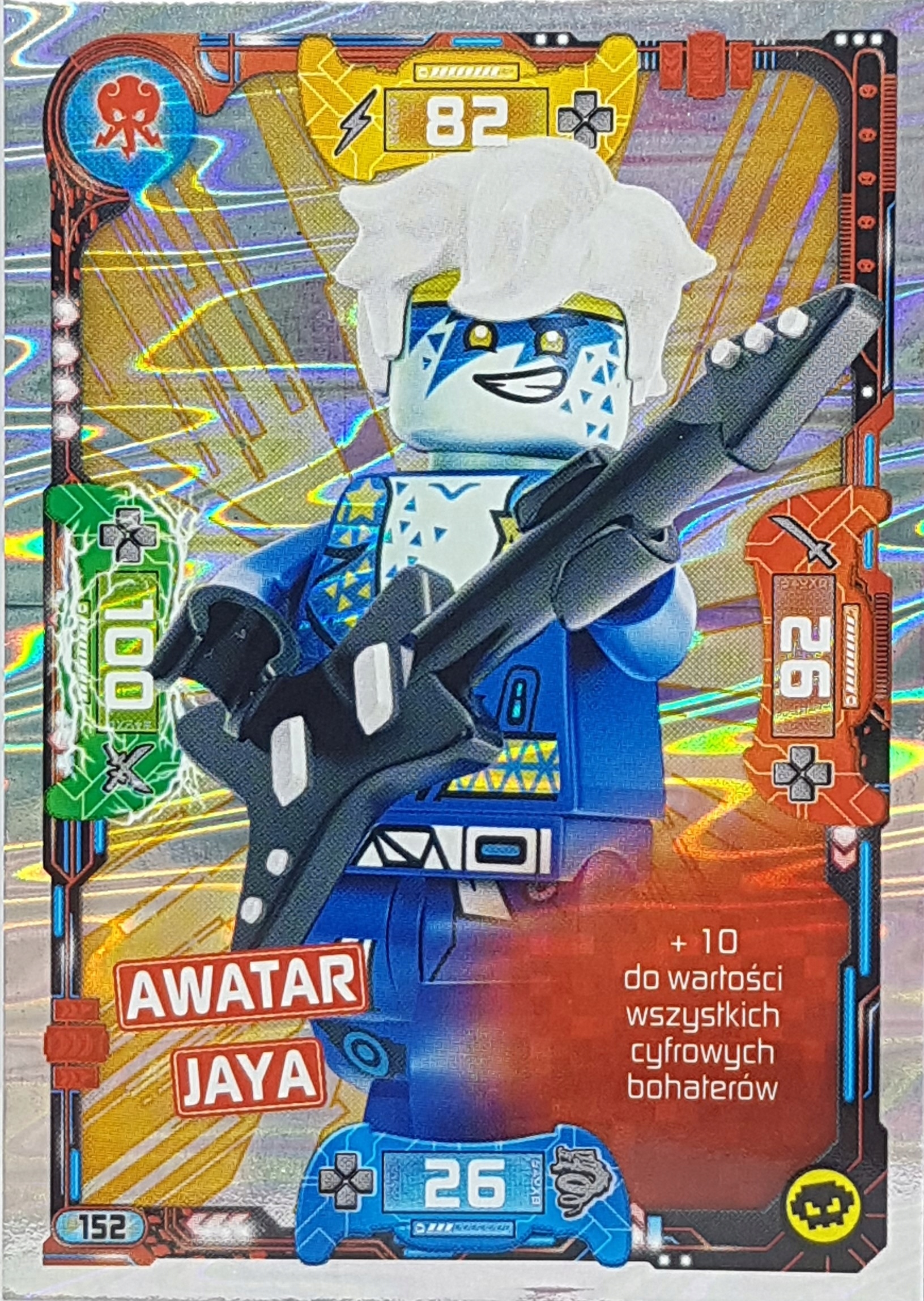 Lego Ninjago Karta Odblaskowa Seria 5 nr 152