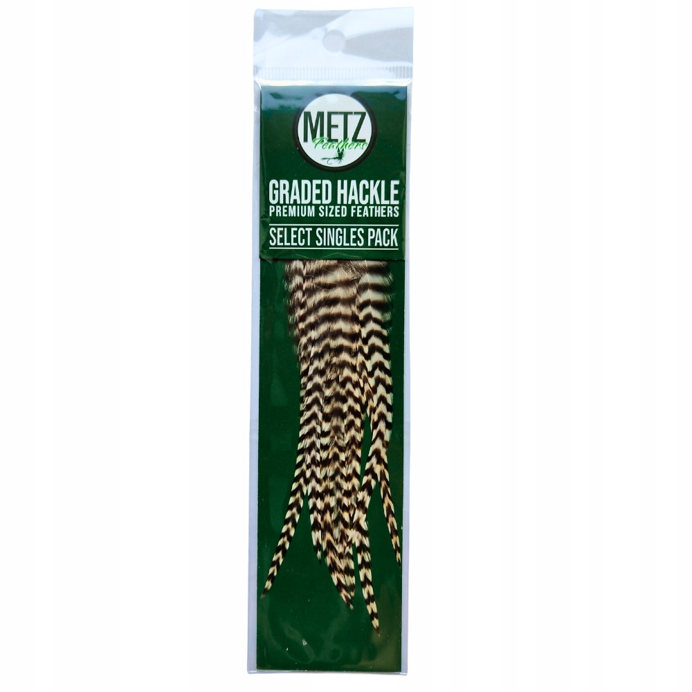 Pióra Z Karku Koguta Do Suchych Much Metz Single Pack Neck Grizzly 90433-01