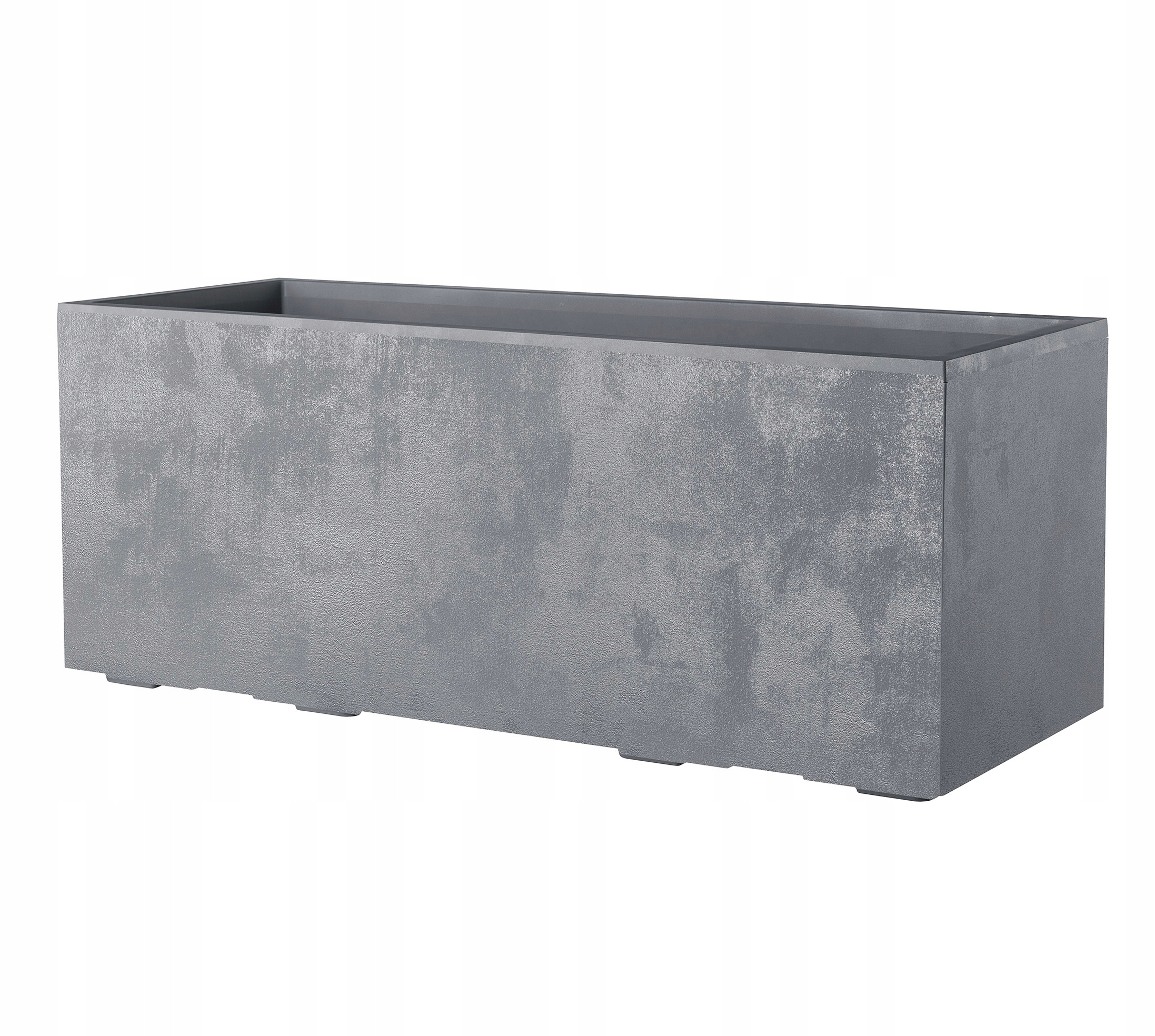 Donica duża Doniczka Prostokątna 59cm Deroma Cassetta Millennium Szara