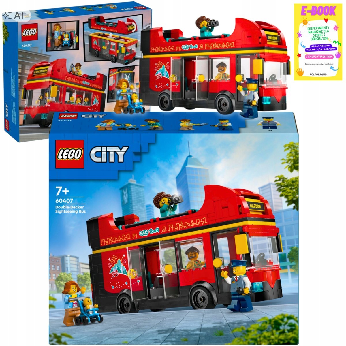Lego Klocki City Czerwony Piętrowy Autokar Dla Dziecka Ebook