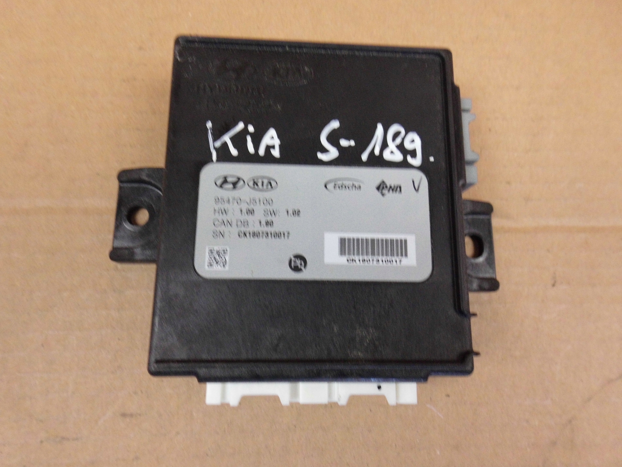 Kia Stinger module control unit bonnet boot 95470-J5100