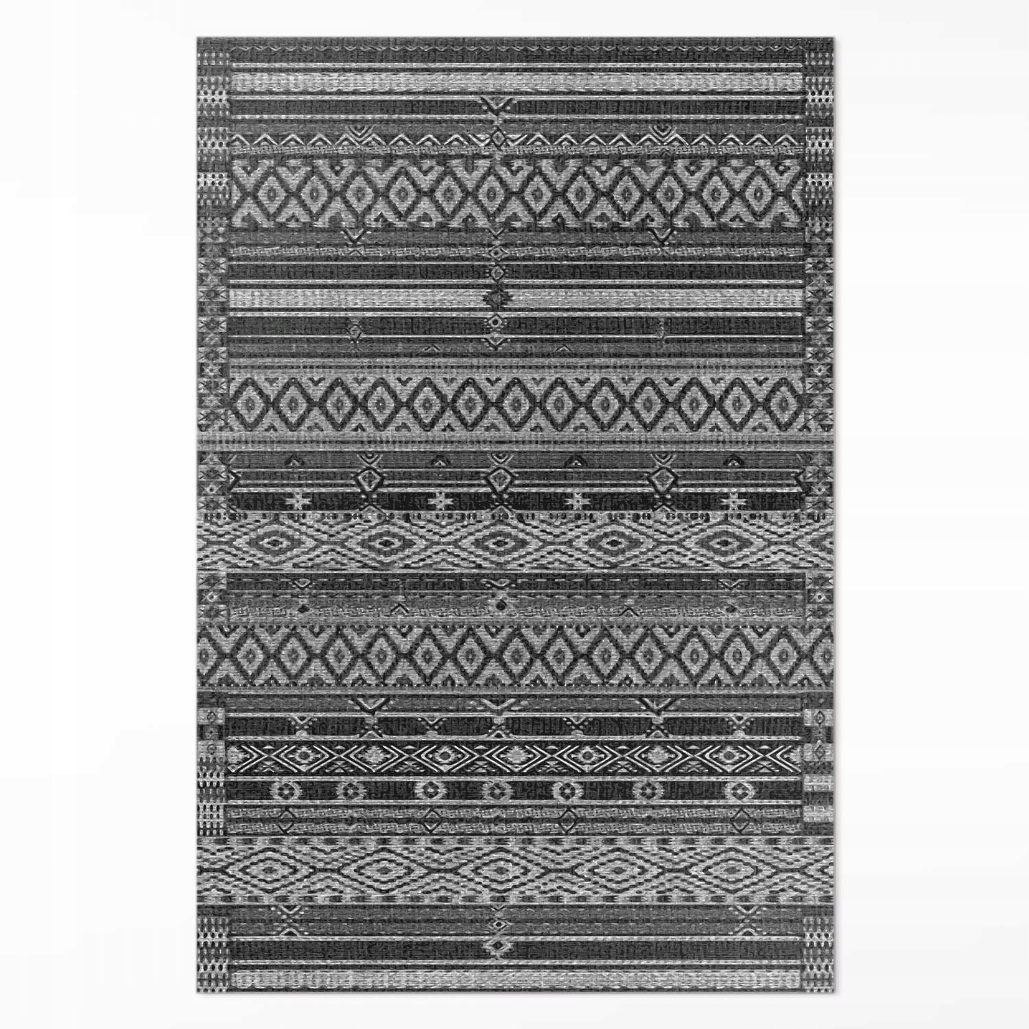 Vinylová dekoratívna podlahová krytina do kancelárie, malé kosoštvorce, imitácia tkaniny, 100 x 150 cm