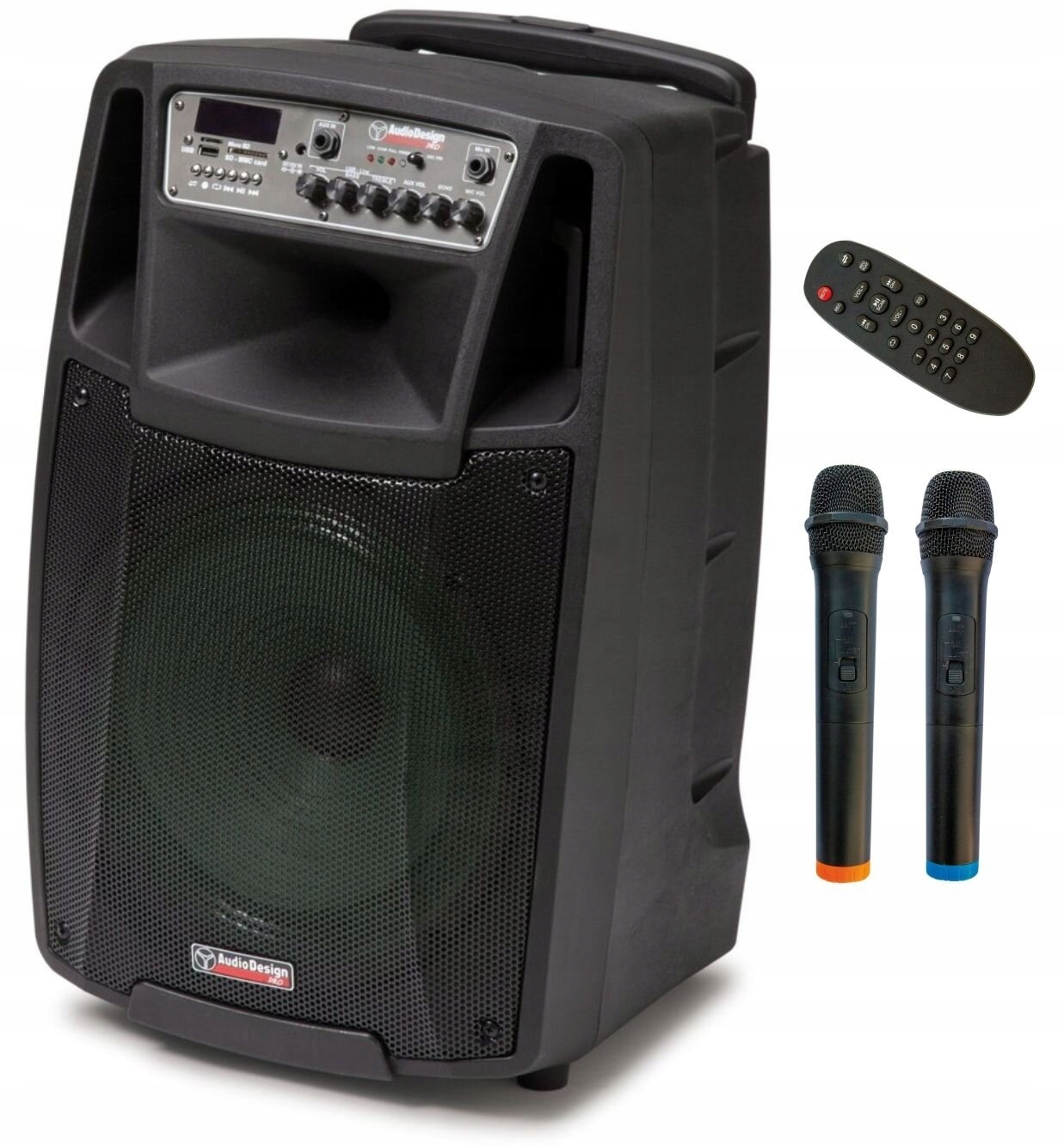 AudioDesign M2 12W/L aktivní reprobox s Usb/sd přehrávačem