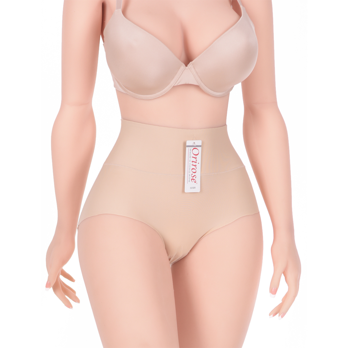 Orirose MAJTKI figi WYSZCZUPLAJĄCE MODELUJĄCE brzuch laserowe poporodowe Kolor beżowy