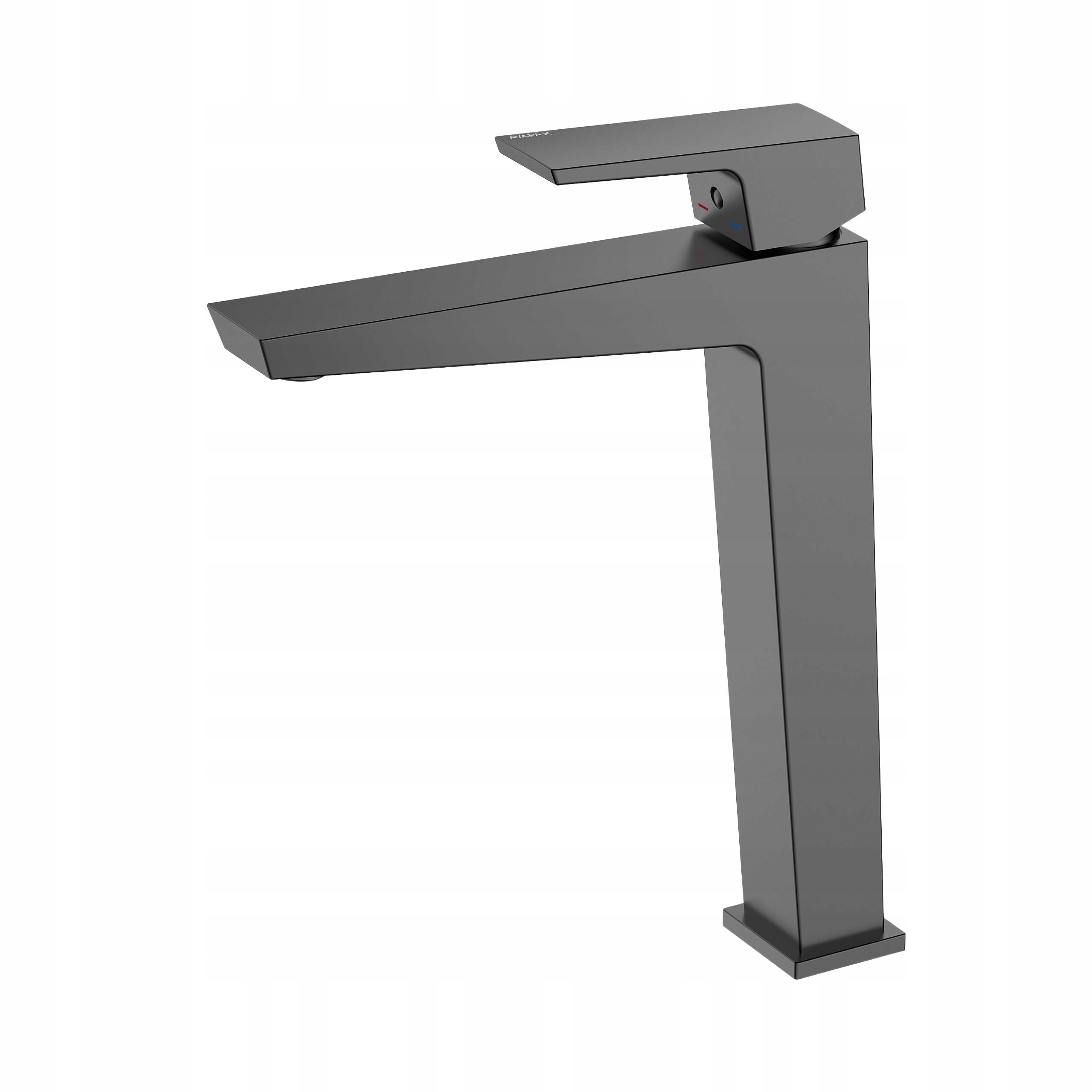 Vysoká umývadlová batéria na dosku pre umývadlo gun metal titán ABVE131412
