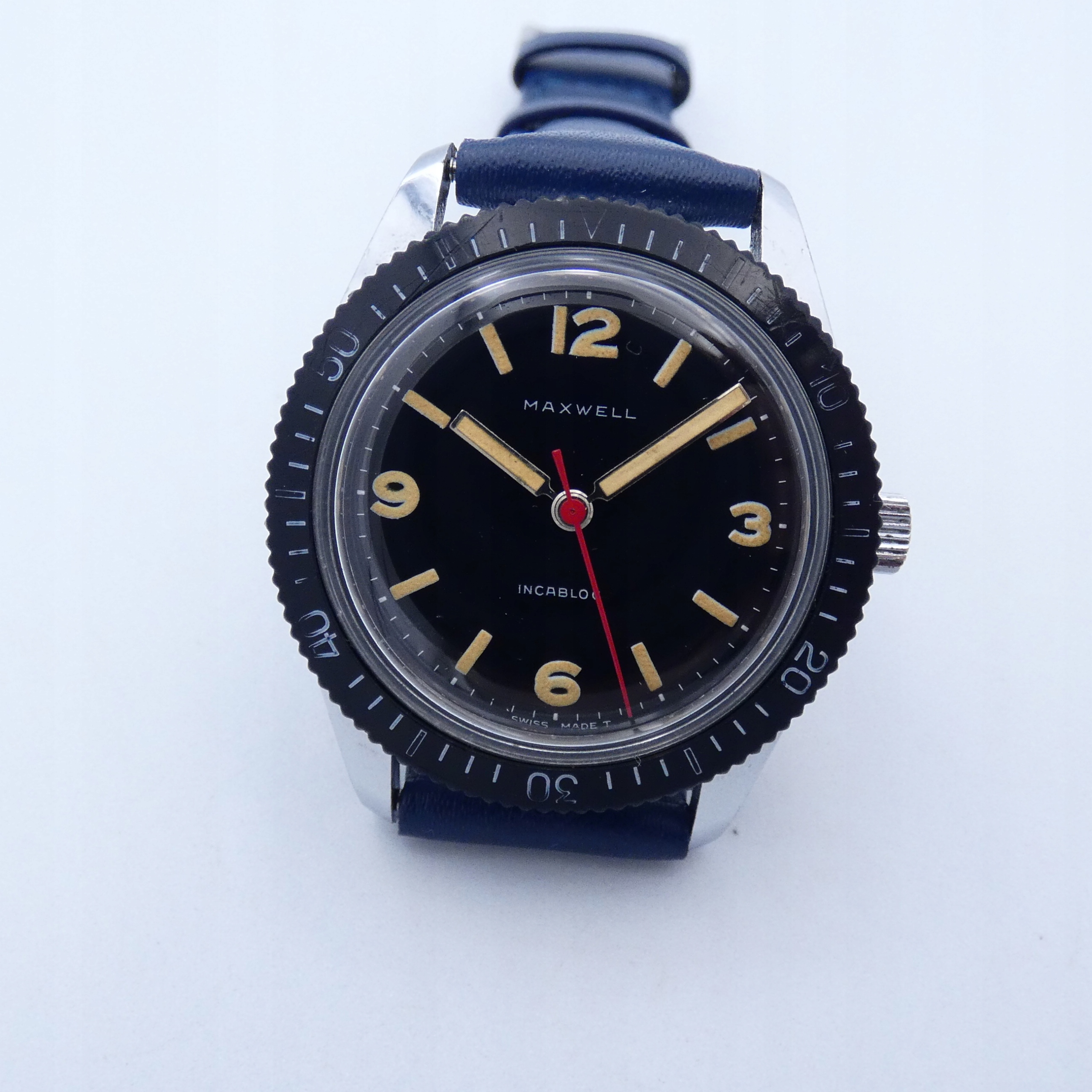 MAXWELL Vintage Skin Diver_40mm 13260005960 Allegro.pl