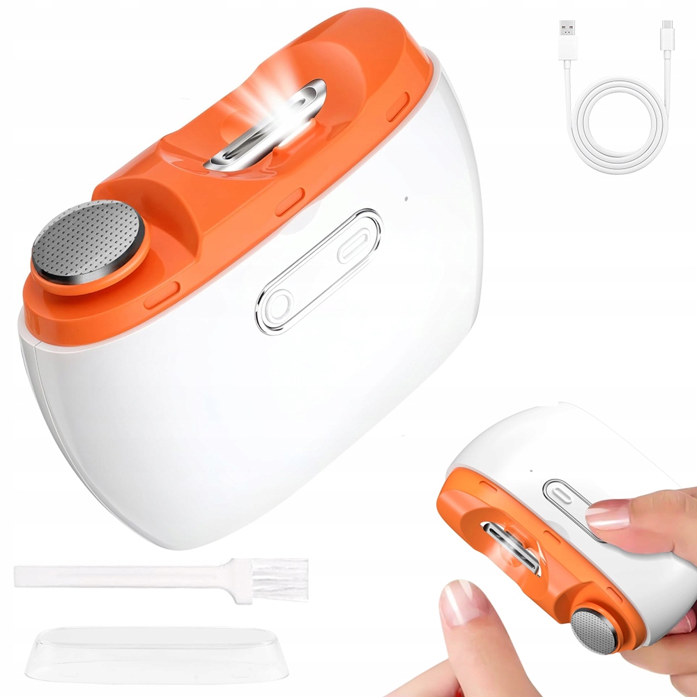 Elektrická Kleštička Na Nehty 2 Režimy Rychlosti Led Světlo