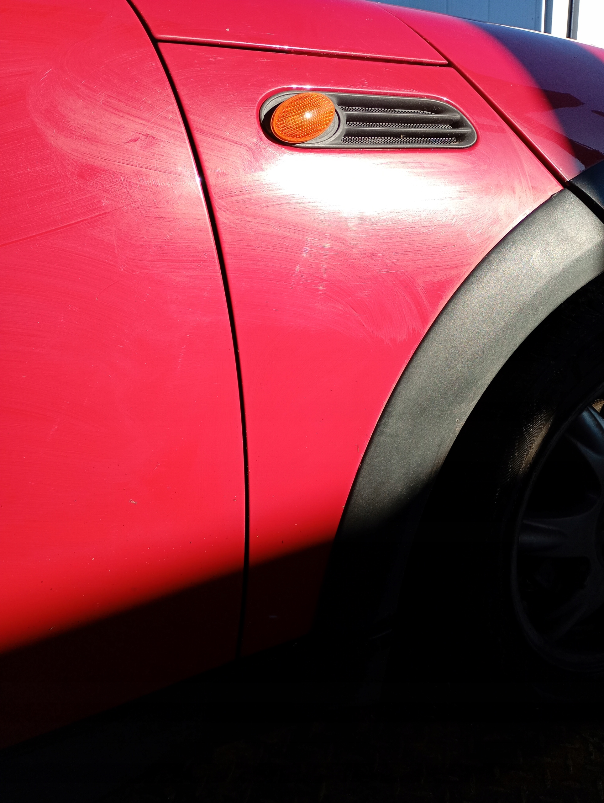 Mini Cooper R50 01-06 fender right front front lakieru 851 Chilli red