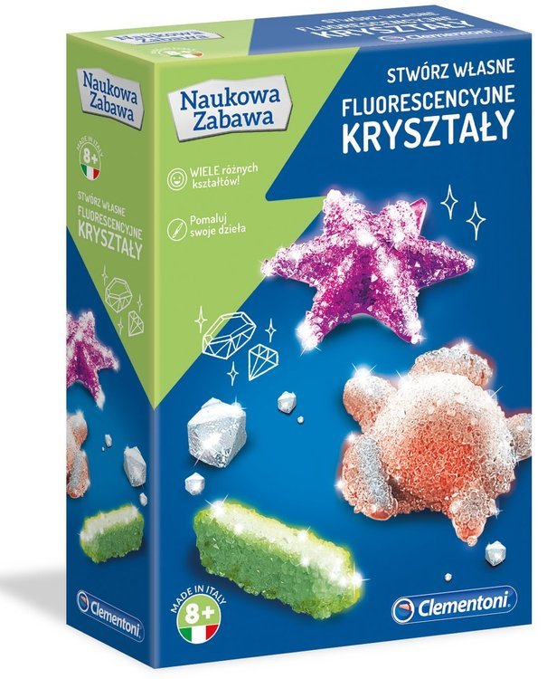 

Stwórz Kryształy Fluorescencyjne Clementoni 60584