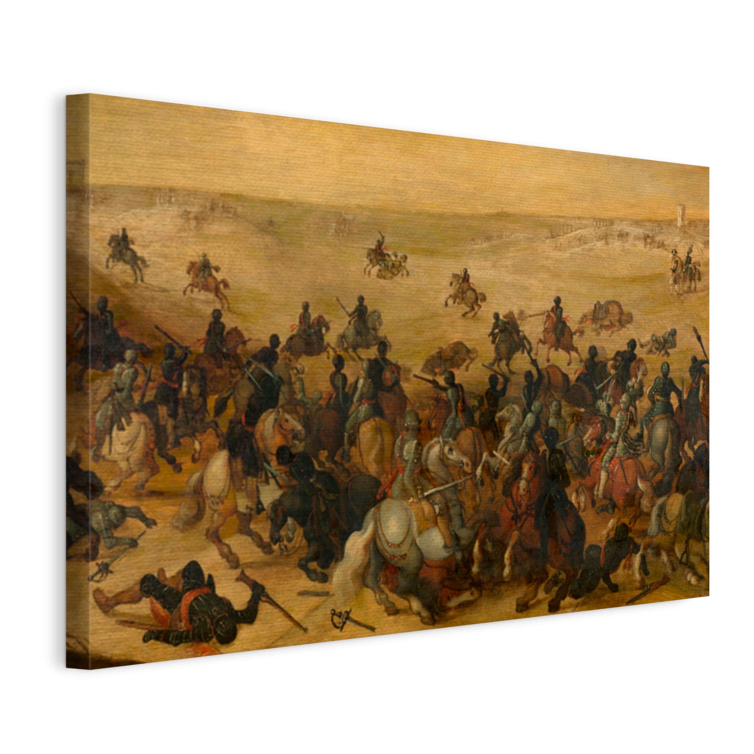 Obraz Na Plátně Sebastian Vrancx Bitva U Lekkerbeetjen (1601) 60x40
