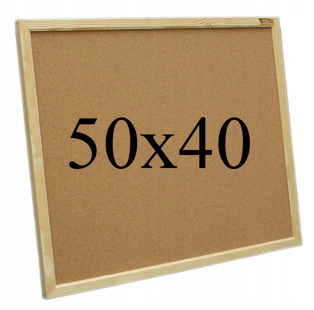 Tablica korkowa 50x40 cm.40x50, super jakość ! GRATIS Pinezki EAN (GTIN) 5905723480014