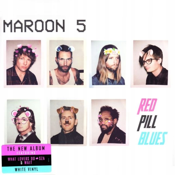 {{{ Maroon 5 Red Pill Blues (1 Lp) White Usa