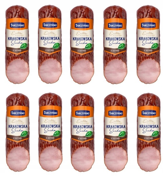 Levně 10 x 330 g Tarczyński Krakowska suchá šunka Karton
