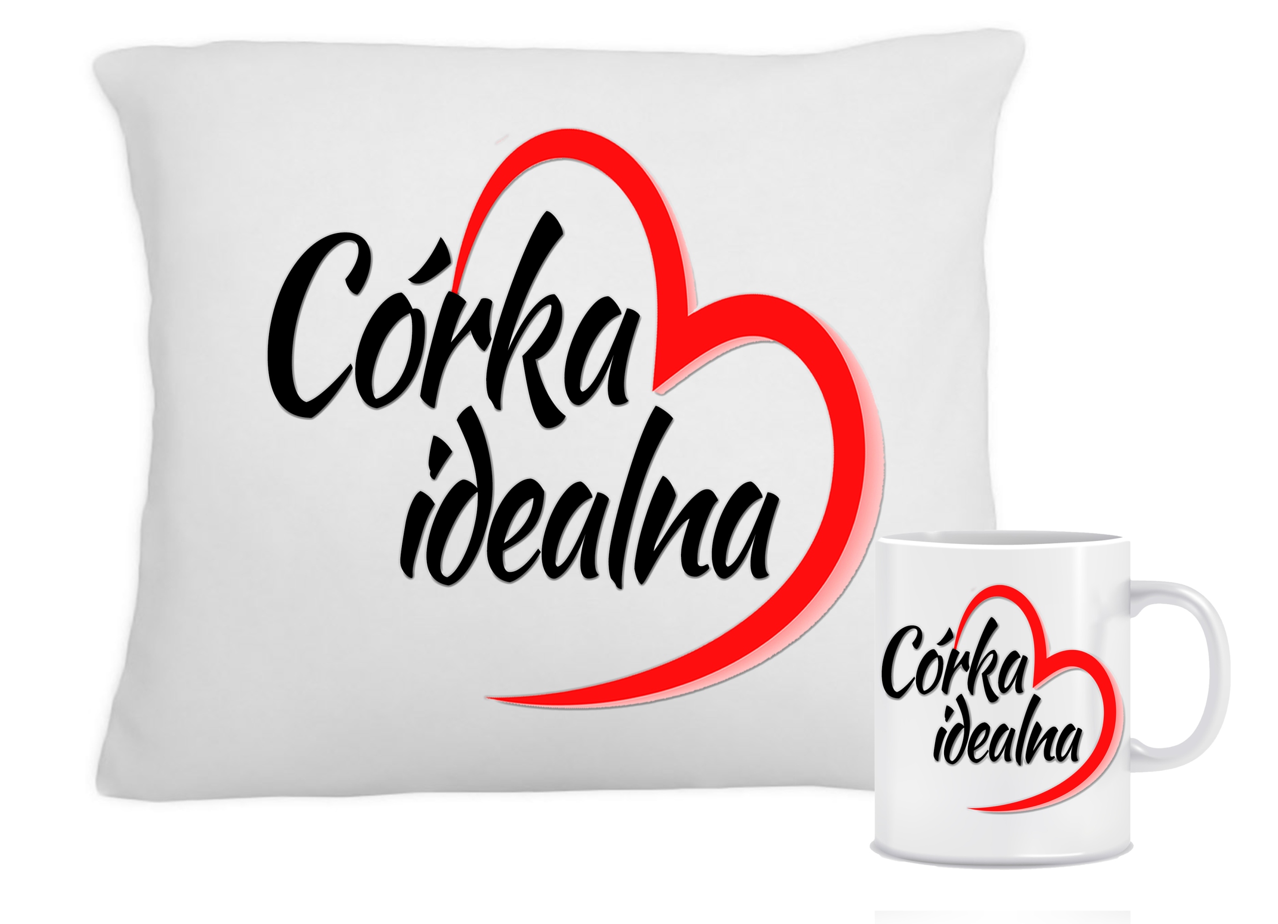 

Zestaw Poduszka Kubek Nadruk Dla Córki