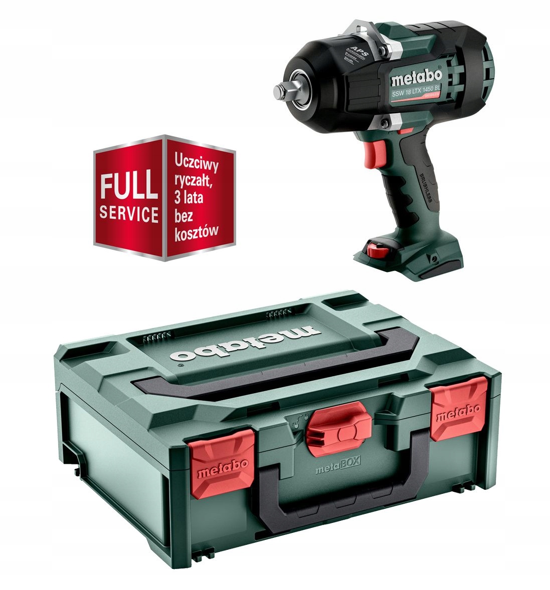 Klucz udarowy 1/2 1450Nm 18V SSW 18LTX 1450 BL METABO + metaBOX