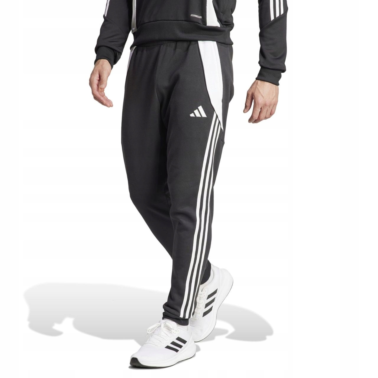 Pánské teplákové kalhoty Adidas Tiro 24 Sweat černo-bílé IP1976