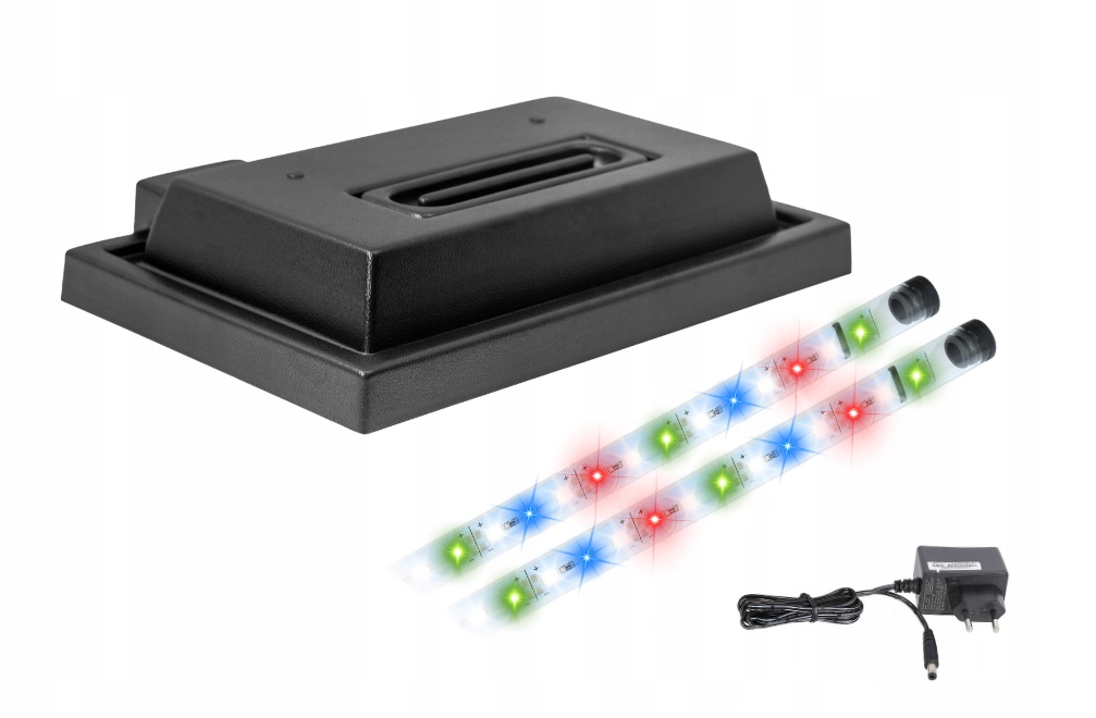 Levně Kryt pro akvárium 60x30 černý Led osvětlení Full Spectrum Zbcbnb