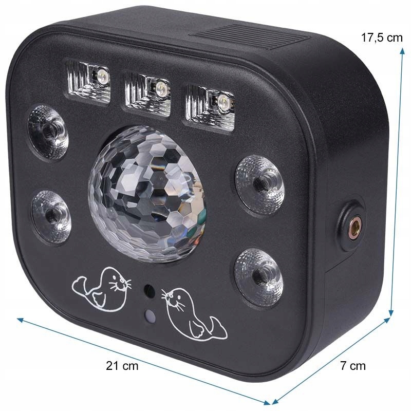 MULTIEFEKT IMPREZOWY KULA DISCO PARTY LED UV WASH STROBOSKOP LIGHT4ME Marka Light4Me