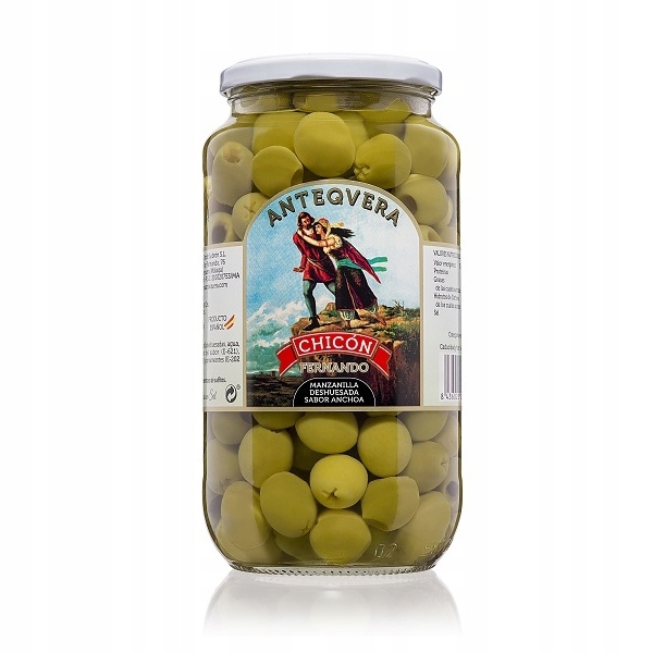 

Oliwki Manzanilla drylowane w zalewie Anchois 900g