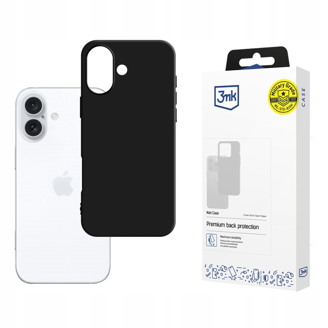 Etui na telefon do Apple iPhone 16 3mk Matt Case