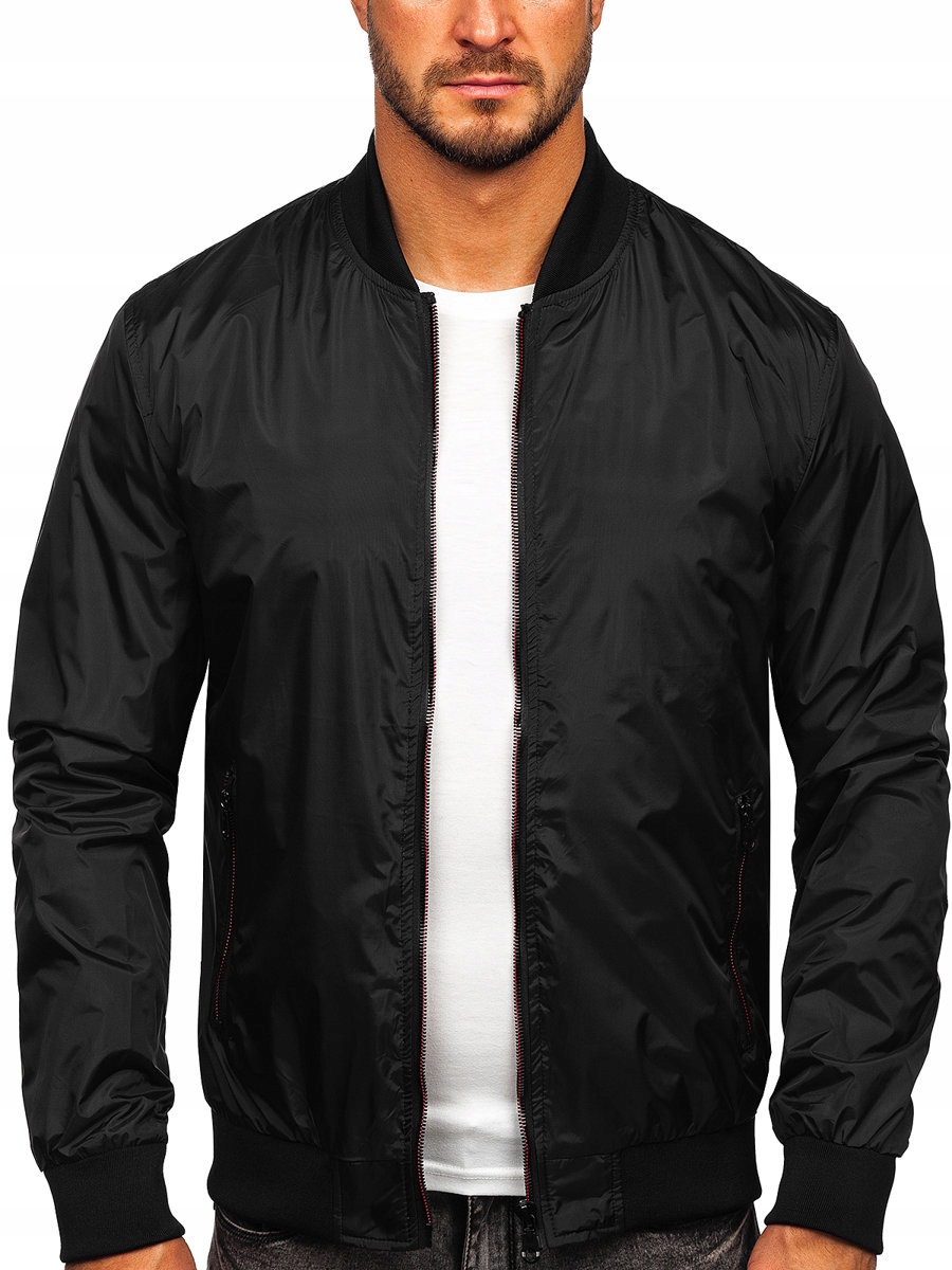 

Kurtka Bomberka Przejściowa Czarna 7116 DENLEY_2XL