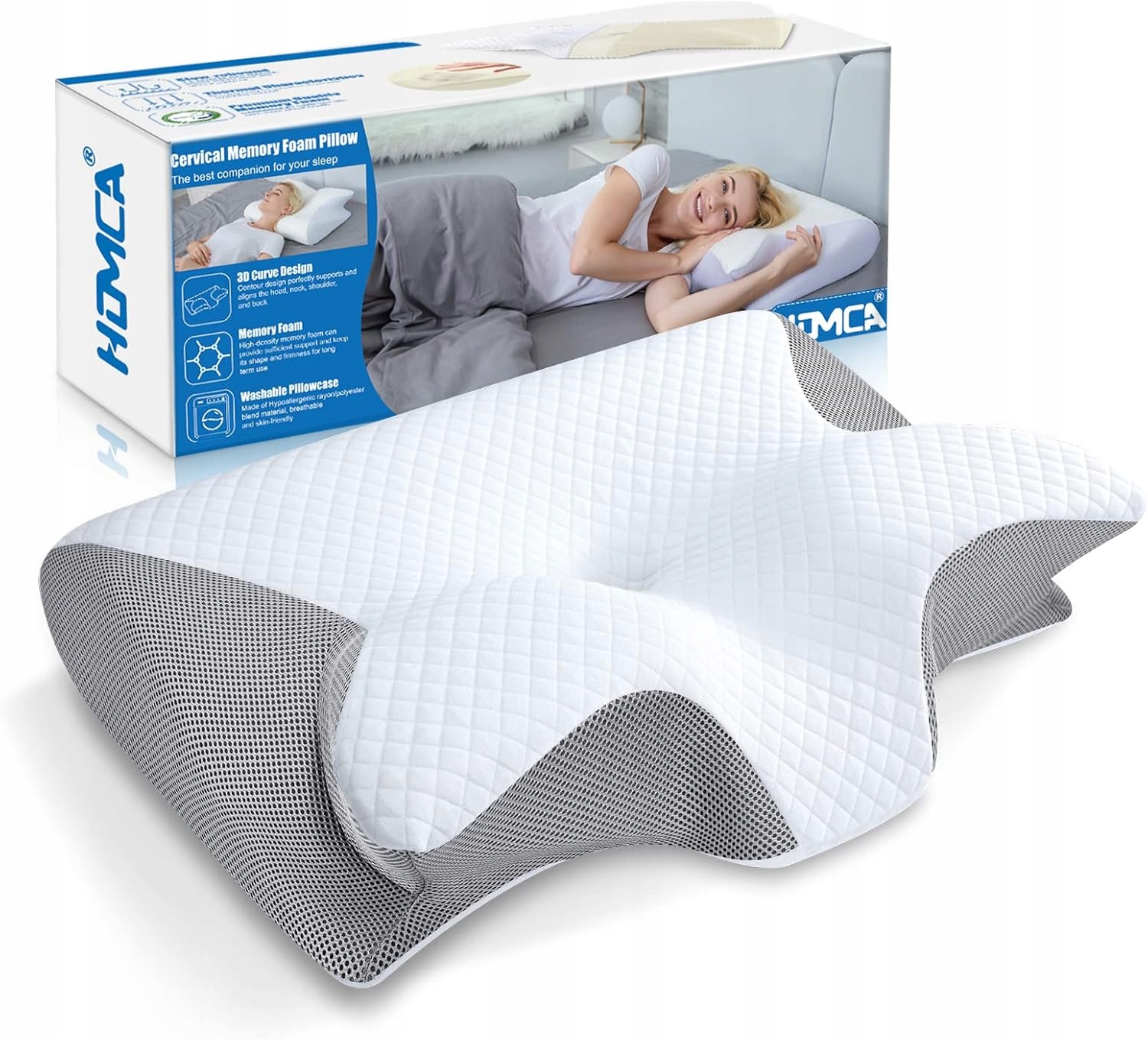 Ergonomický vankúš 2 v 1 Homca na krk