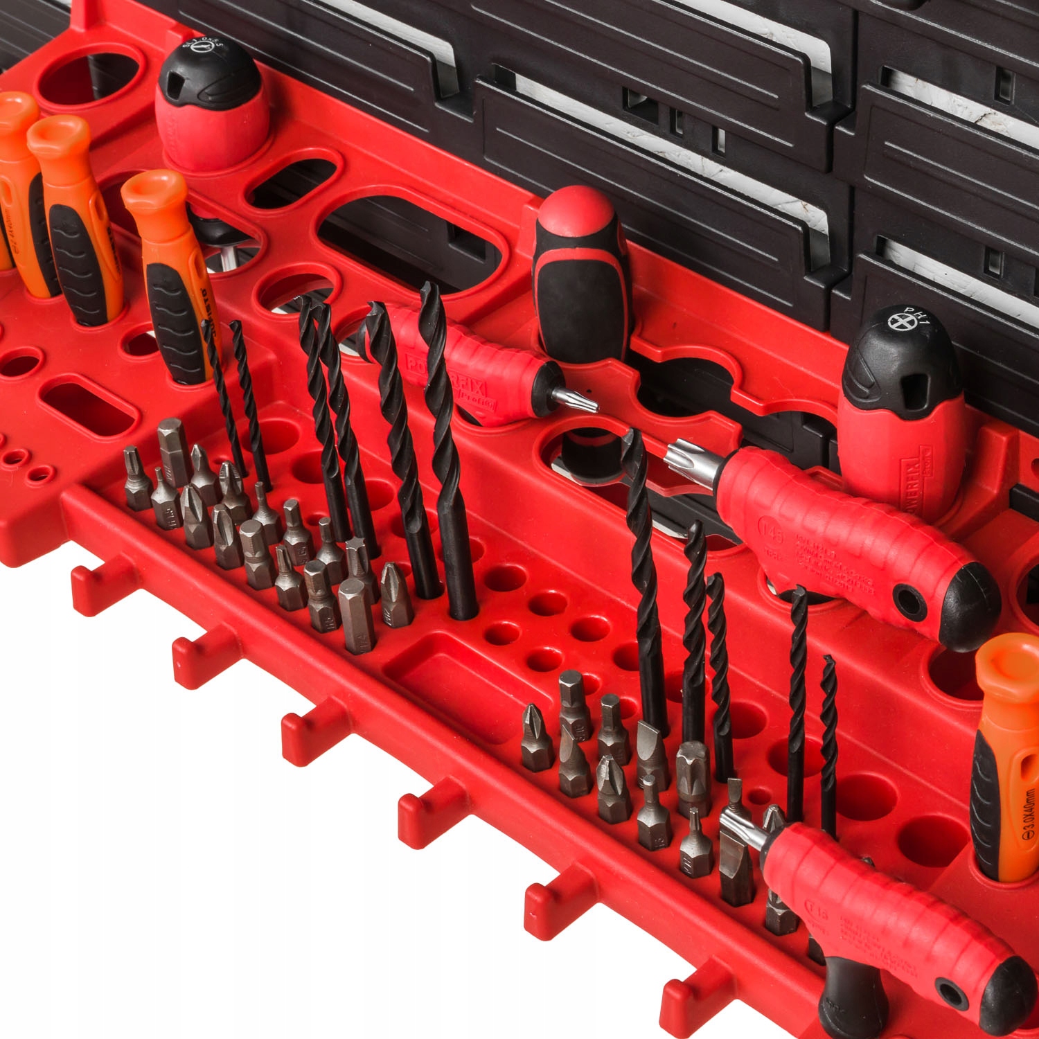 Tablica ścianka narzędziowa 772 mm x 390 mm Kolor dominujący czerwony