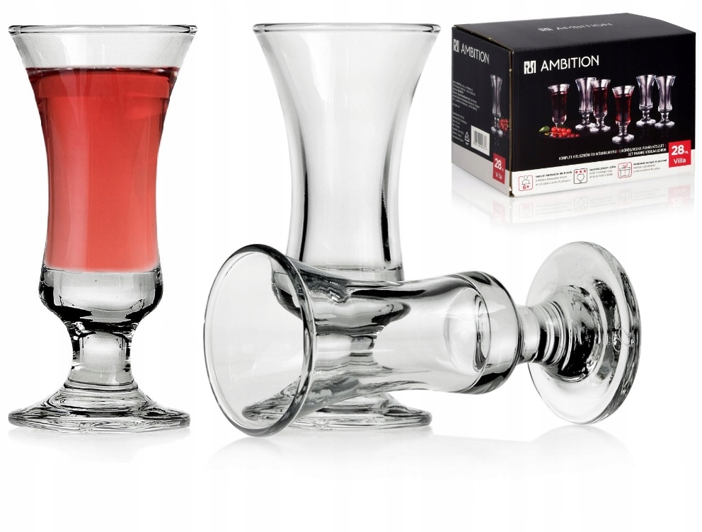 

Kieliszki do wódki Ambition Villa 28 ml 6 szt