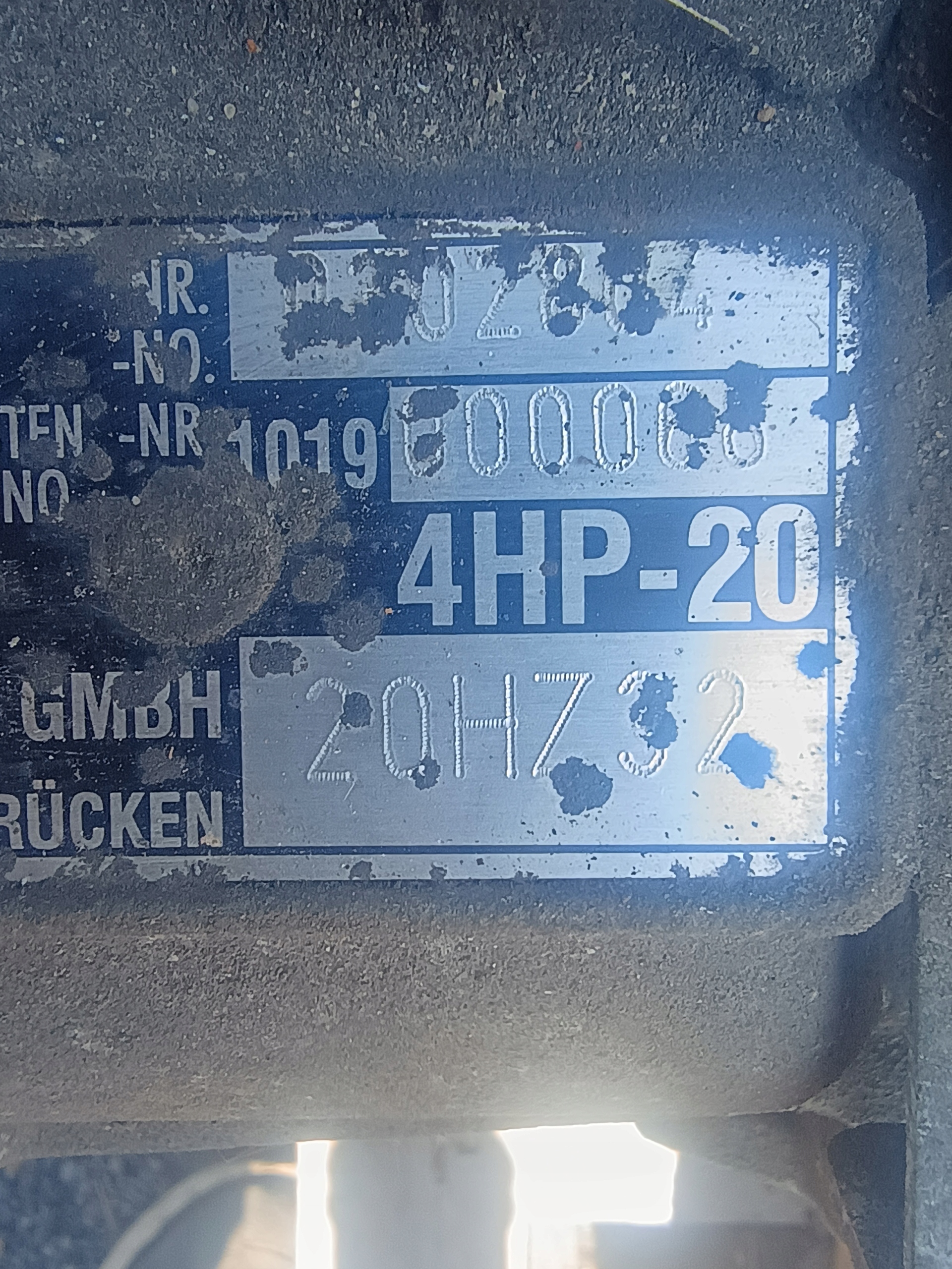 Getriebe 20HZ32 CITROEN 2.0 HDI