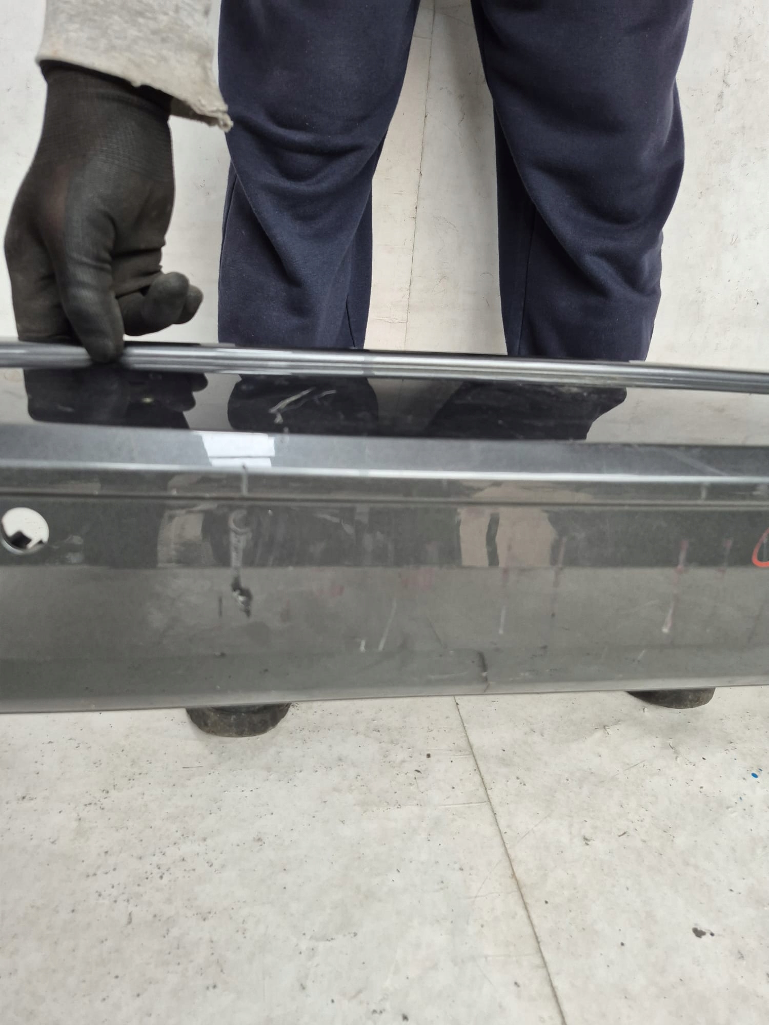 VW CADDY IV 4 LONG 20- bumper rear part rear PDC