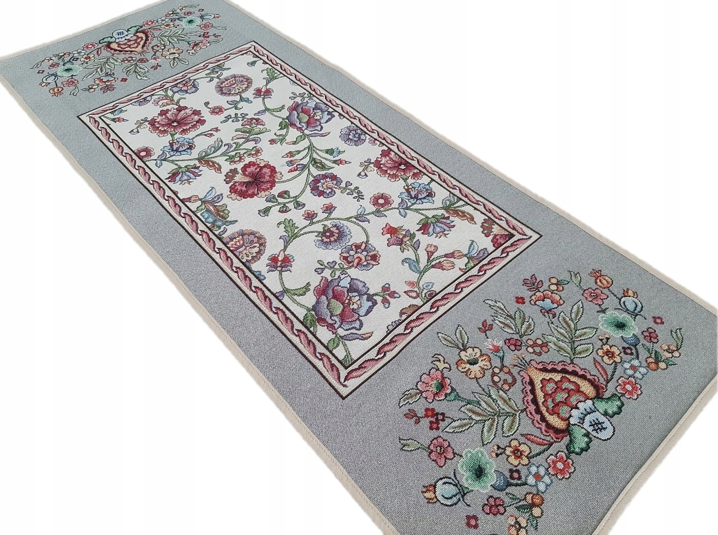 Běhoun 40x100 cm 1057GR Ethno Grey