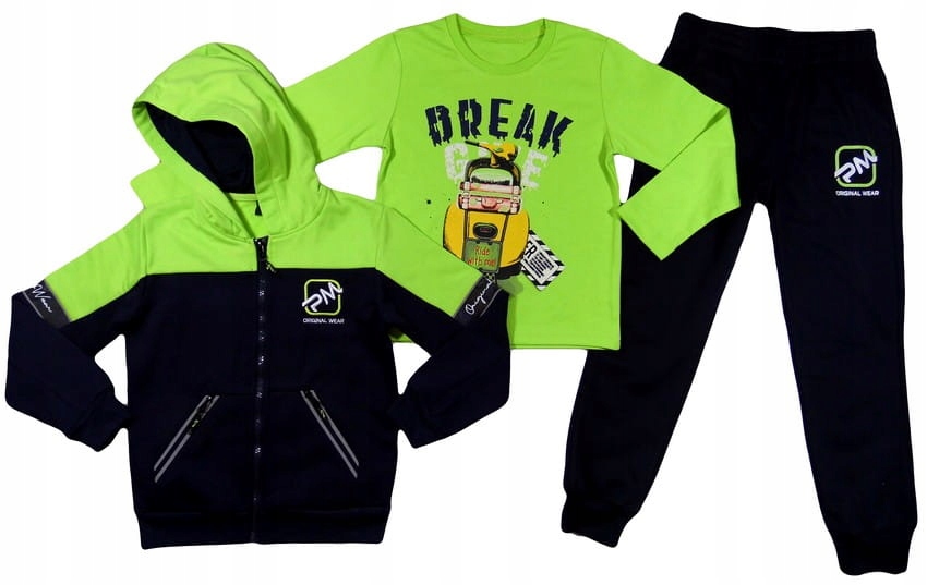 

Dres bluza spodnie bluzka 8357 Break 134/140 fluo