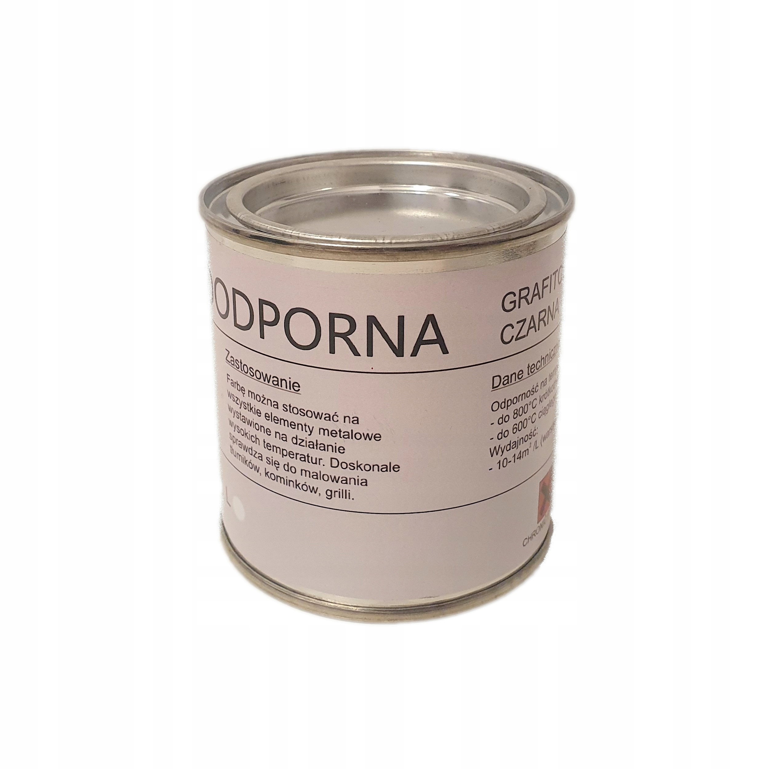 

Farba żaroodporna tłumiki kominki Czarna 0,25L