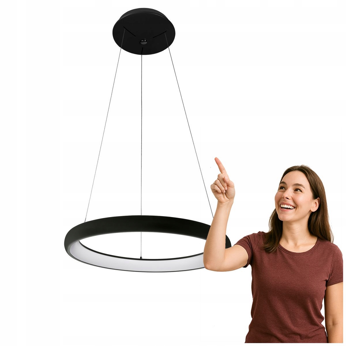 Závěsná lampa Alessia 5280-840RP-BK-4 Italux