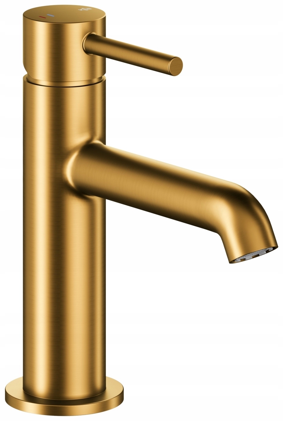 Kfa Stojanková Umývadlová Batéria Mini 25 MM Click Clack, Brushed Gold